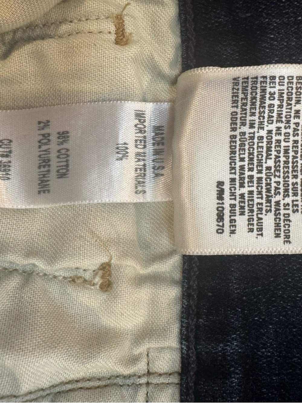 Women’s  Dark Blue Slim Leg Citizens of Humanity Jeans - Picture 6 of 6